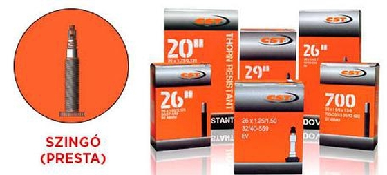 CST SuperLight belső gumi B26x175/2125GV hagyományos szelepes gumibelső