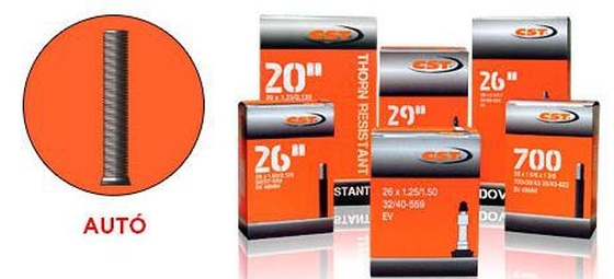 CST SuperLight belső gumi B26x220/250SVHD autó szelepes gumibelső