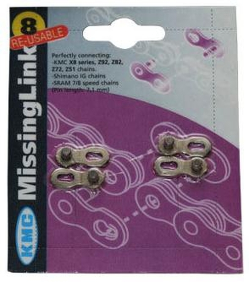 KMC biciklilánc patentszem 11/128 9 speed 2db/csomag CL566R