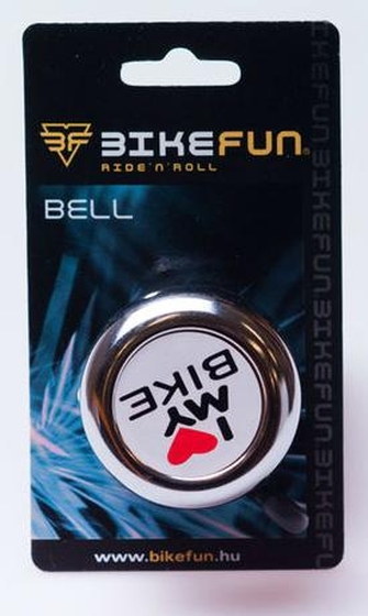 BIKEFUN csengő I love fekete