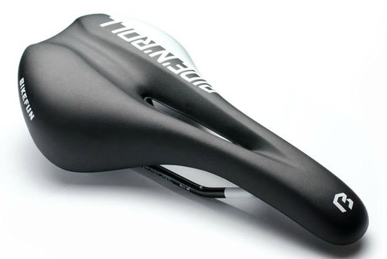 BIKEFUN bicikli nyereg LEVI fekete/fehér VL-4283/WHT