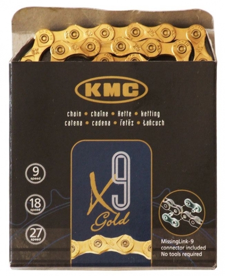 KMC biciklilánc X9 GOLD