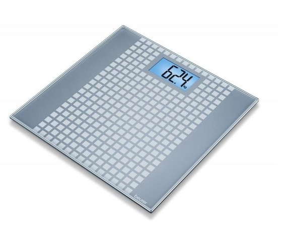 BEURER GS206 Squares Üveg személymérleg
