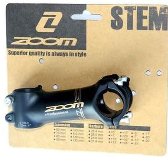 ZOOM Befogó 100/7fok 31.8 fekete 26448