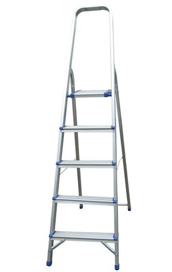 JKH 4 + 1 fokos alumínium háztartási létra fellépővel 8922167