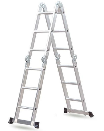 JKH 4 x 3 fokos alumínium univerzális csuklós létra 8922192