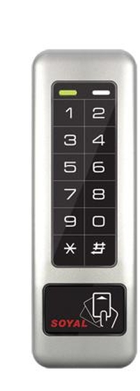 SOYAL AR-331K-T Kártyaolvasó és kódbillentyűzet hálózati központokhoz AR331KT