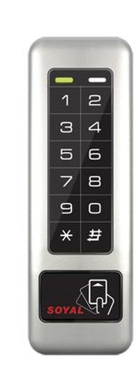 SOYAL AR-331K-TP Kártyaolvasó és kódbillentyűzet hálózati központokhoz AR331KTP