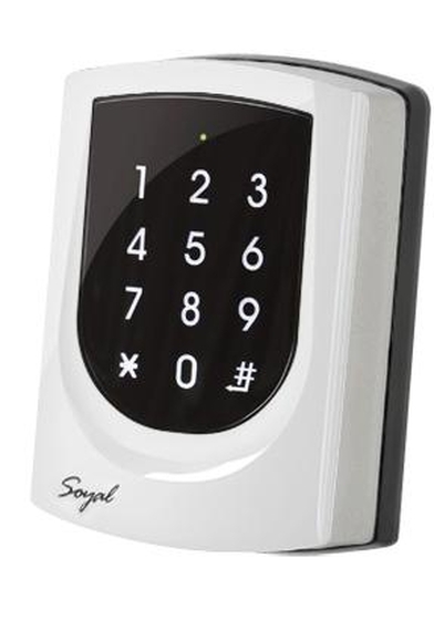 SOYAL AR-725ED Mifare Önálló 2 ajtós vezérlő gyöngyház fehér 109800