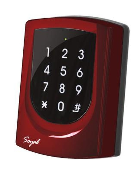 SOYAL AR-725ED Mifare Önálló 2 ajtós vezérlő piros 109802
