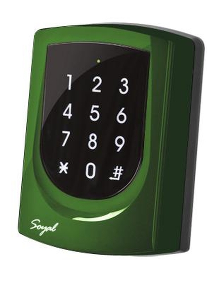 SOYAL AR-725ED Mifare Önálló 2 ajtós vezérlő zöld 109805