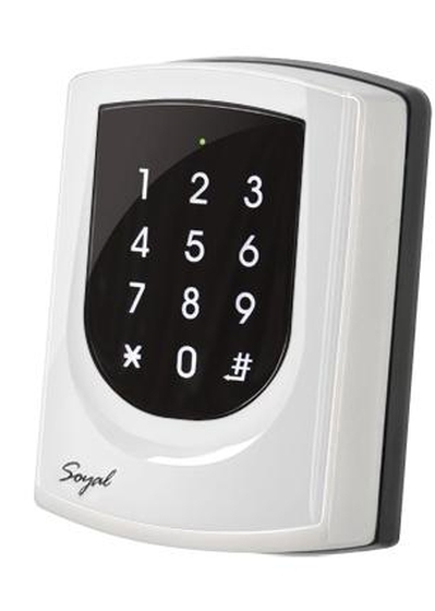 SOYAL AR-725ED-M Mifare Önálló 2 ajtós vezérlő fehér fémkeret 109811