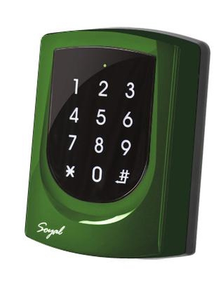 SOYAL AR-725ES zöld 2 ajtós vezérlő/hálózati kártyaolvasó AR725ES 109819