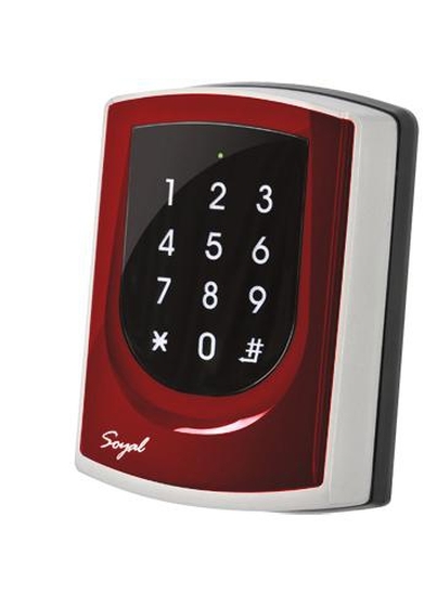 SOYAL AR-725EB-M piros Komplett vezérlő és kártyaolvasó AR725EBM