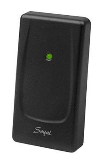 SOYAL AR-721UDW Kártyaolvasó hálózati központokhoz vagy önálló vezérlőkhöz fekete