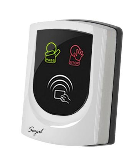 SOYAL AR-725UB-W Közelítőkártyás segédolvasó beléptetőrendszerekhez ezüst