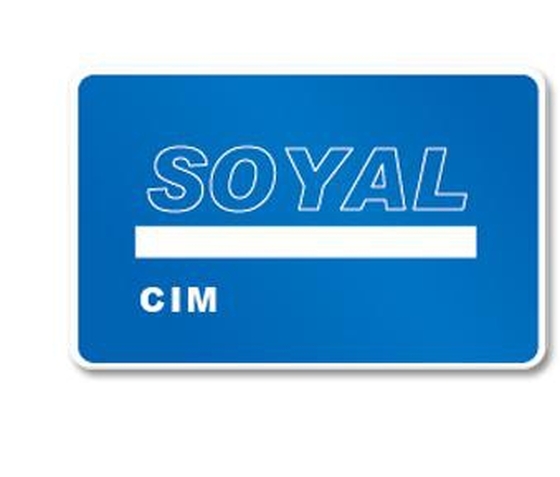 SOYAL AR-TAGC-CIM Beléptető olvasó programozó kártya kék