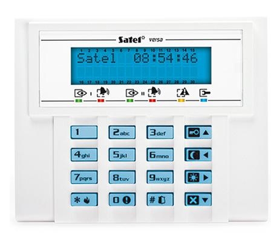 SATEL VERSA LCD-BL Alfanumerikus LCD kezelő 112132