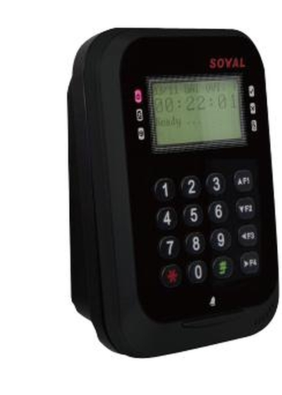 SOYAL AR-837ES-1B fekete Komplett vezérlő és kártyaolvasó LCD kijelzővel AR837ES1B