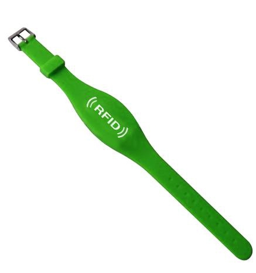 SOYAL AM Wristband No.7 125 kHz zöld Proximity szilikon karkötő