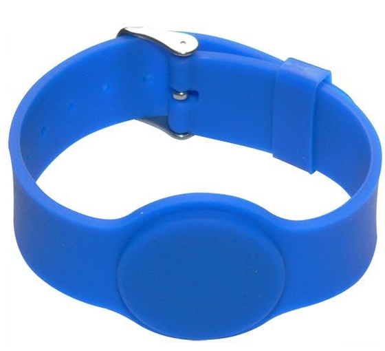 SOYAL AM Wristband No.6 13.56 MHz kék Proximity szilikon karkötő