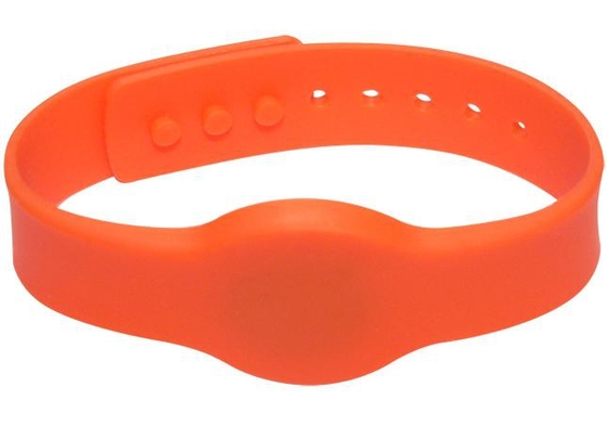 SOYAL AM Wristband No.4 13.56 MHz narancs Proximity szilikon karkötő