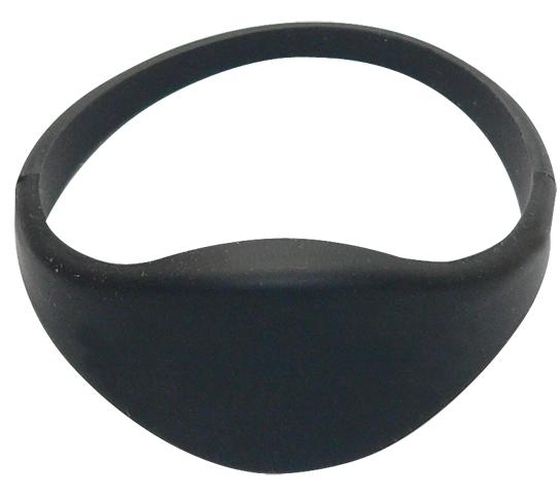 SOYAL AM Wristband No.3 13.56 MHz fekete Proximity szilikon karkötő