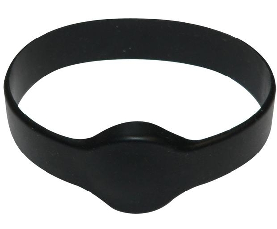 SOYAL AM Wristband No.1 13.56 MHz fekete Proximity szilikon karkötő