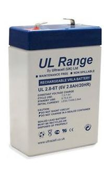 ULTRACELL 6V 2,8 Ah Zselés ólom akkumulátor 114180