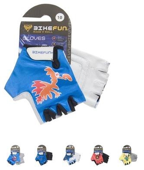 BIKEFUN biciklis kesztyű Gyermek rövid 8 évesnek 163164165-8