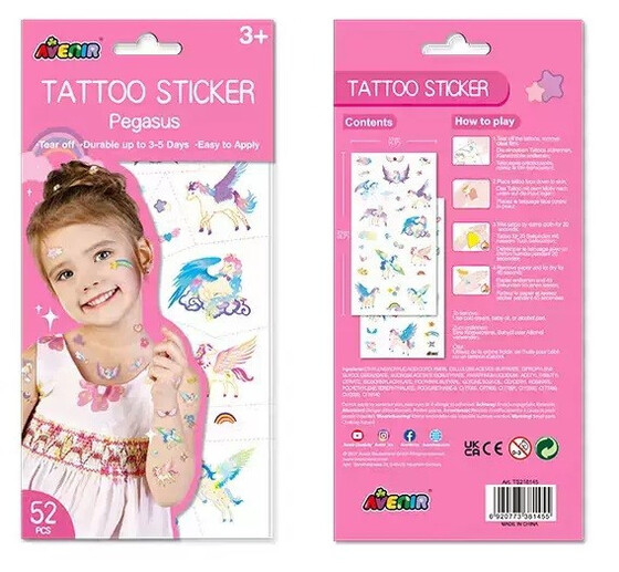 Lemosható tetoválás, Unikornis Avenir AvenirTS218145