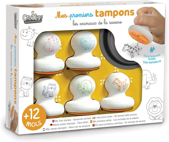 Első nyomda készletem, A szavanna állatai CreaLign CL202