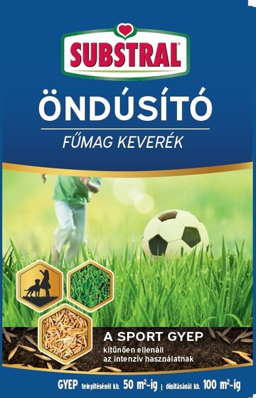 SUBSTRAL Öndúsító fűmag keverék - Sport gyep 1 kg - 732237