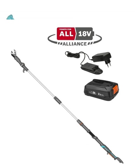 Gardena HighCut 250/18V P4A teleszkópos  akkumulátoros ágvágó olló aksival - 14774-20