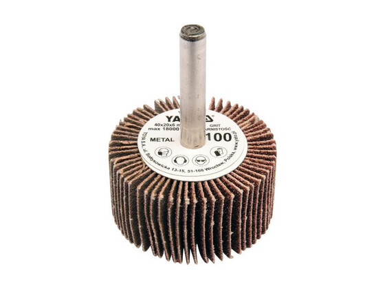 YATO Csapos lamellás, legyező csiszoló P60 40x20x6 mm - YT-83352