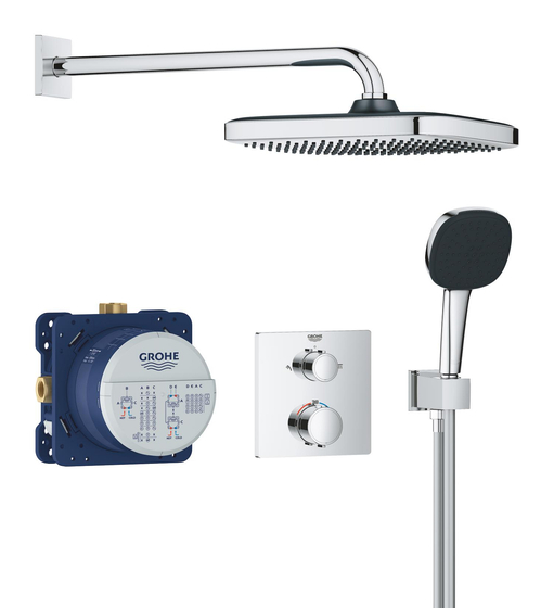 Grohe Precision Thermostat króm Rejtett zuhanyrendszer Vitalio Comfort 250 - Gr.34882000