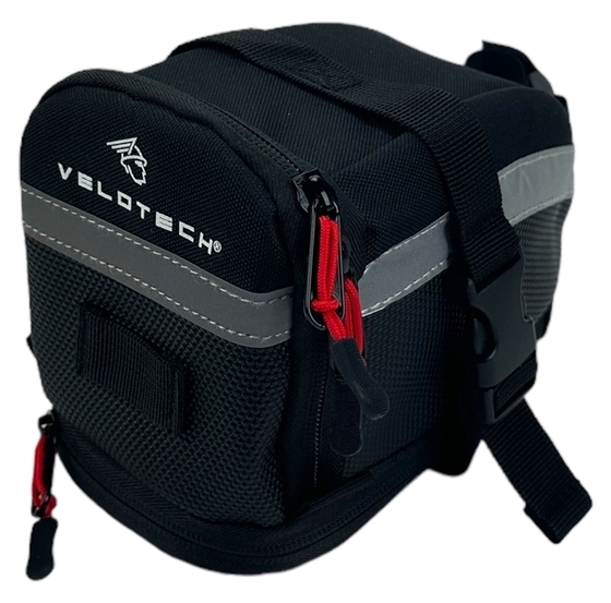 Velotech nyeregtáska bővíthető 45198