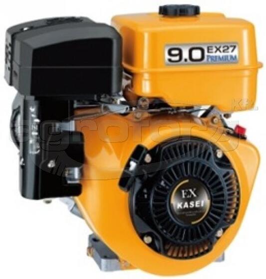Motor vízszintes tengelyű Kasei EX27 265 cm3, 6.6 kw,benzines, 25x60mm EX27