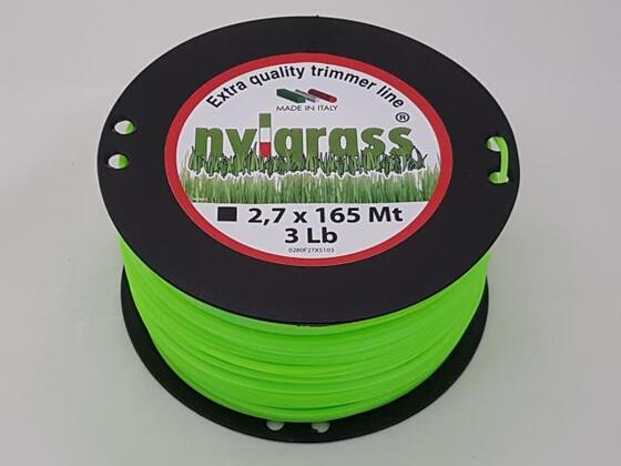 Damil 2.7mm szögletes   165 méter olasz FIN/T/2.7/1.36SZ