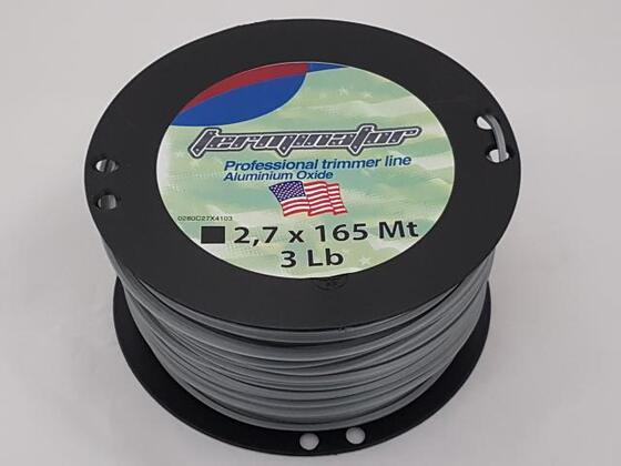 Damil 2.7mm szögletes   165 méter alu olasz FIN/T/2.7/1.36A