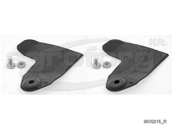 Fűnyíró kés Wolf  késfül szett (2xrk216 fül + 2 csavar) 6450048 utángyártott MOG215/R