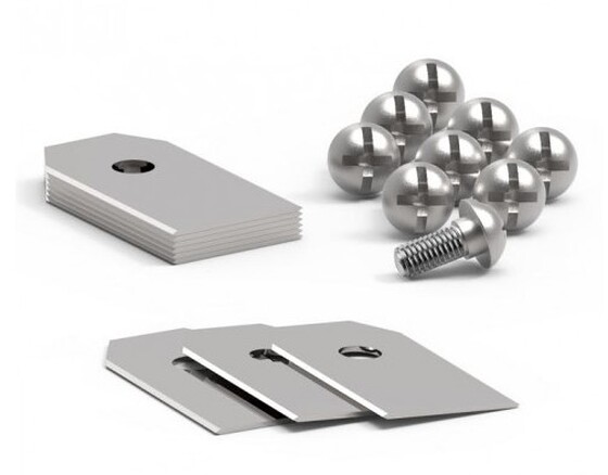 Fűnyíró kés Greenworks Optimow 10 robotfűnyíró kés szett csavarokkal (3x3 db) 2928207-GW