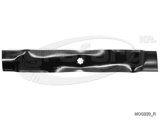 Fűnyíró kés John Deer  545mm, 7 ágú csillag balra forgó utángyártott MOG230/R