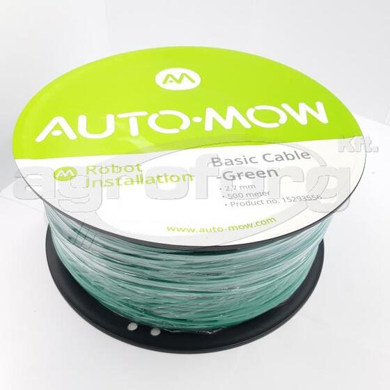 Elektromosság Auto-Mow Basic határoló vezeték, 2,7 mm, zöld, 500m 15293556