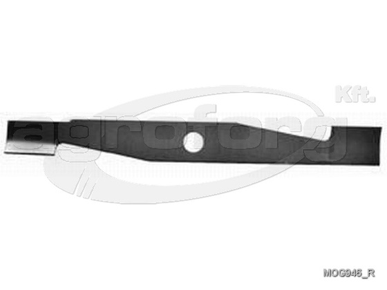 Fűnyíró kés Zengő  450mm, 22mm, 1 furatos utángyártott MOG946/R