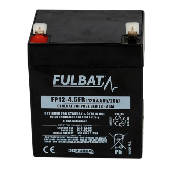 Akkumulátor Fulbat  12v, 4,5ah, általános felhasználásra, vrla 590071-FU