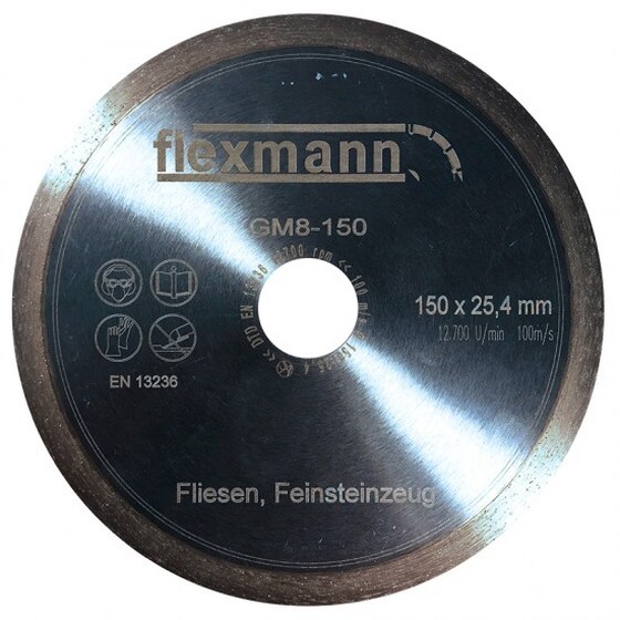 Flexmann For Cut gyémánttárcsa 300x2,2x8x22,2/25,4 kerámia,csempe - GM8-300