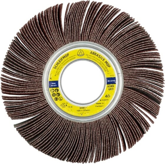 Klingspor SM 611 lamellás csiszolókerék LS309x165x50x43,1 mm P60 - 12107