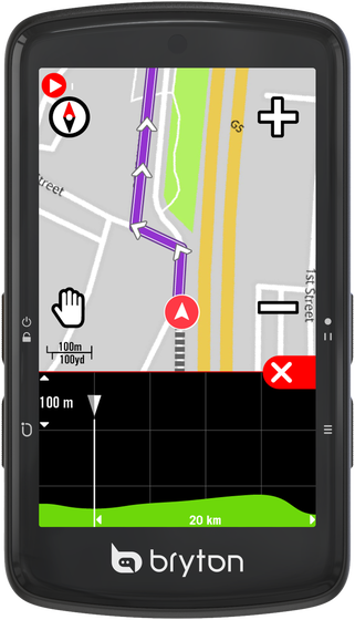 BRYTON Computer Bryton Rider S810 T GPS komputer szett HRM/CAD/SPD BRRIDERS810T