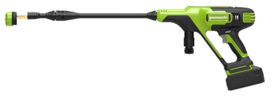 Magasnyomású mosó akkumulátoros Greenworks G24PW 24 v, 24 bar, akku és töltő nélkül 5105307-GW